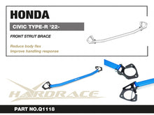 画像をギャラリービューアに読み込む, HARDRACE  HONDA CIVIC TYPE-R FL5 &#39;22-/ ACURA INTEGRA TYPE-S DE5 &#39;23- FRONT STRUT TOWER BRACE - 1PCS/SET
