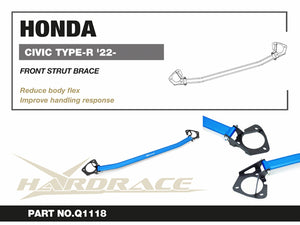 HARDRACE  HONDA CIVIC TYPE-R FL5 '22-/ ACURA INTEGRA TYPE-S DE5 '23- FRONT STRUT TOWER BRACE - 1PCS/SET